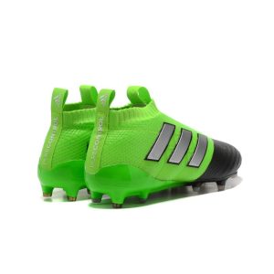 Kopačky Pánské Adidas ACE 17+ PureControl FG – Zelená Černá Stříbrná